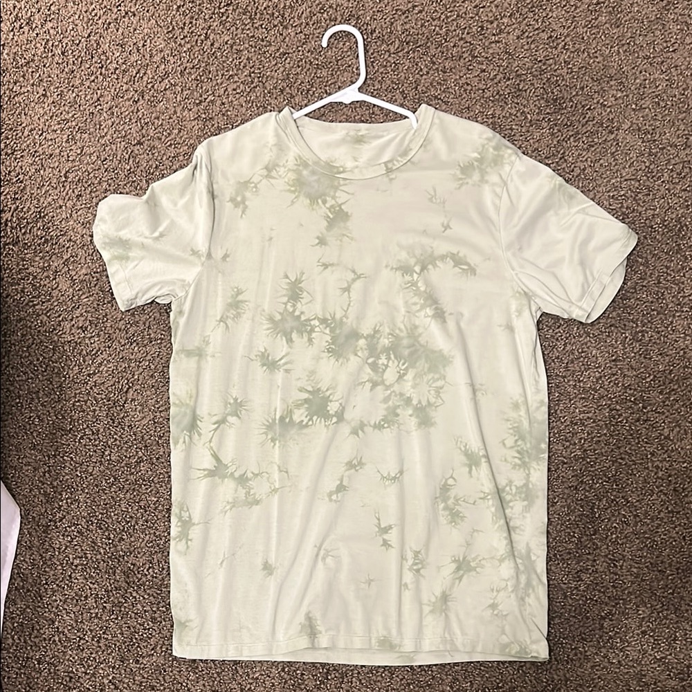 Men's Green Tie-Dye Shirt